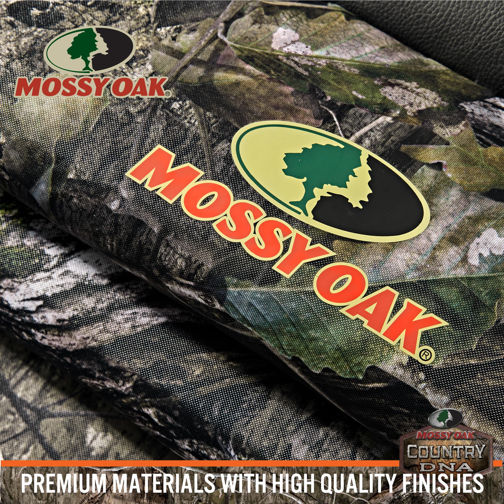 Mossy Oak Camo Seat Covers Low Back - Made With Cotton