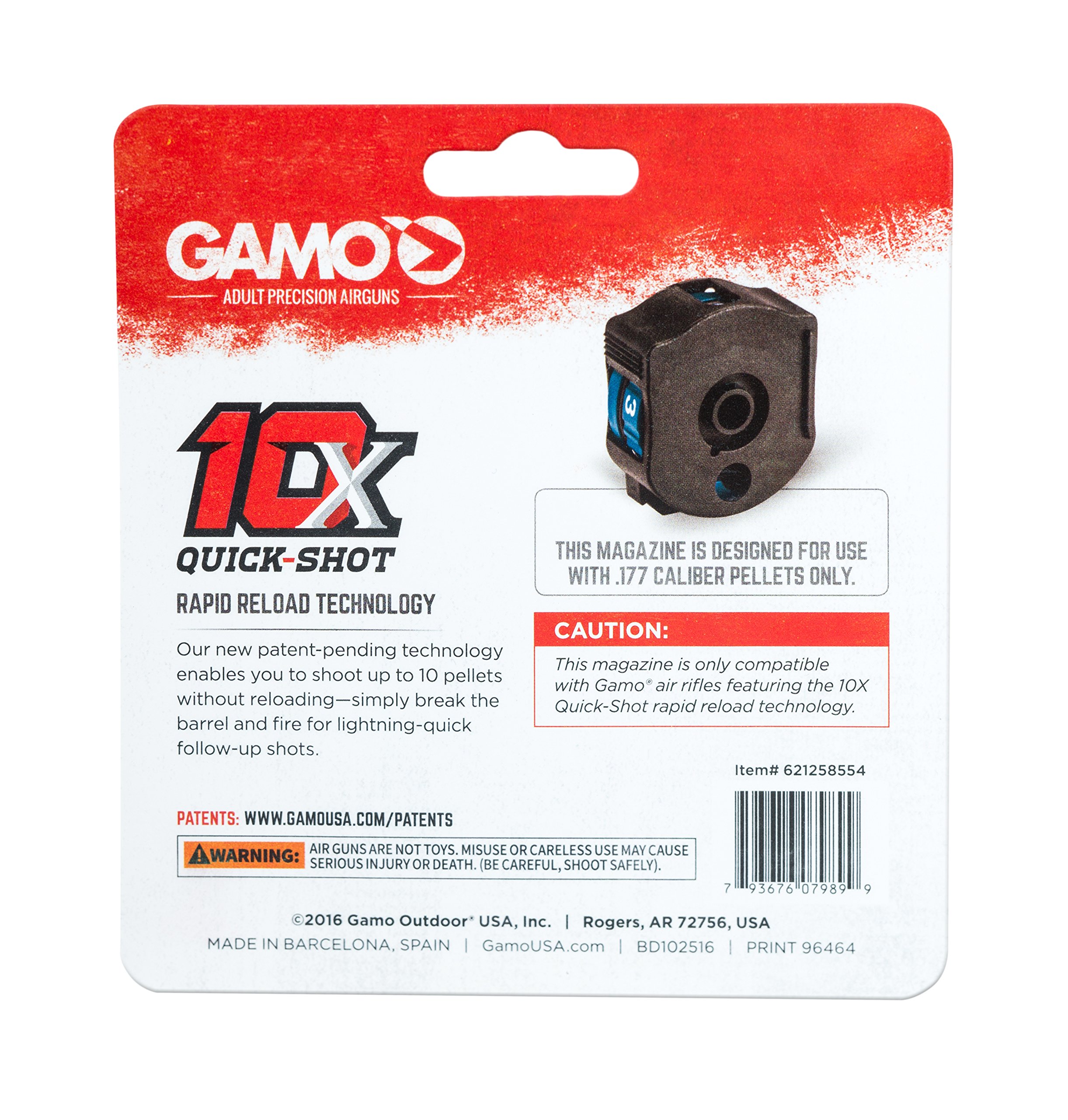 Amazon.com: Gamo Quick-Shot Mag for Gamo Swarm .177, Black - 621258554 :  Tools & Home Improvement