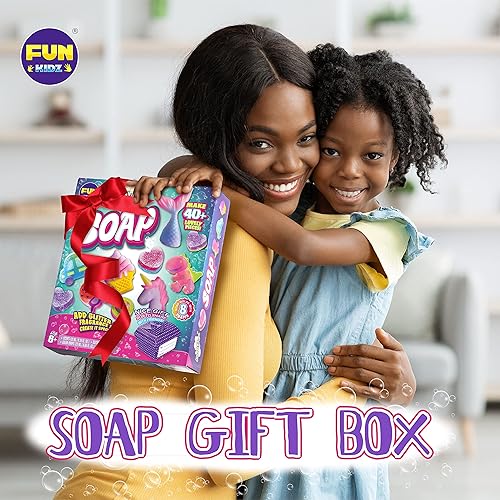Miniatura 5 de FunKidz - Kit de jabón para niños de todas las edades, kit de manualidades de bricolaje, actividades científicas STEM, regalo para niñas y niños