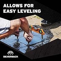 Vista 6 de Silverback Kit de anclaje de aro de baloncesto de 7 pulgadas diseñado para aros de baloncesto Silverback, Portero y Hoopstar