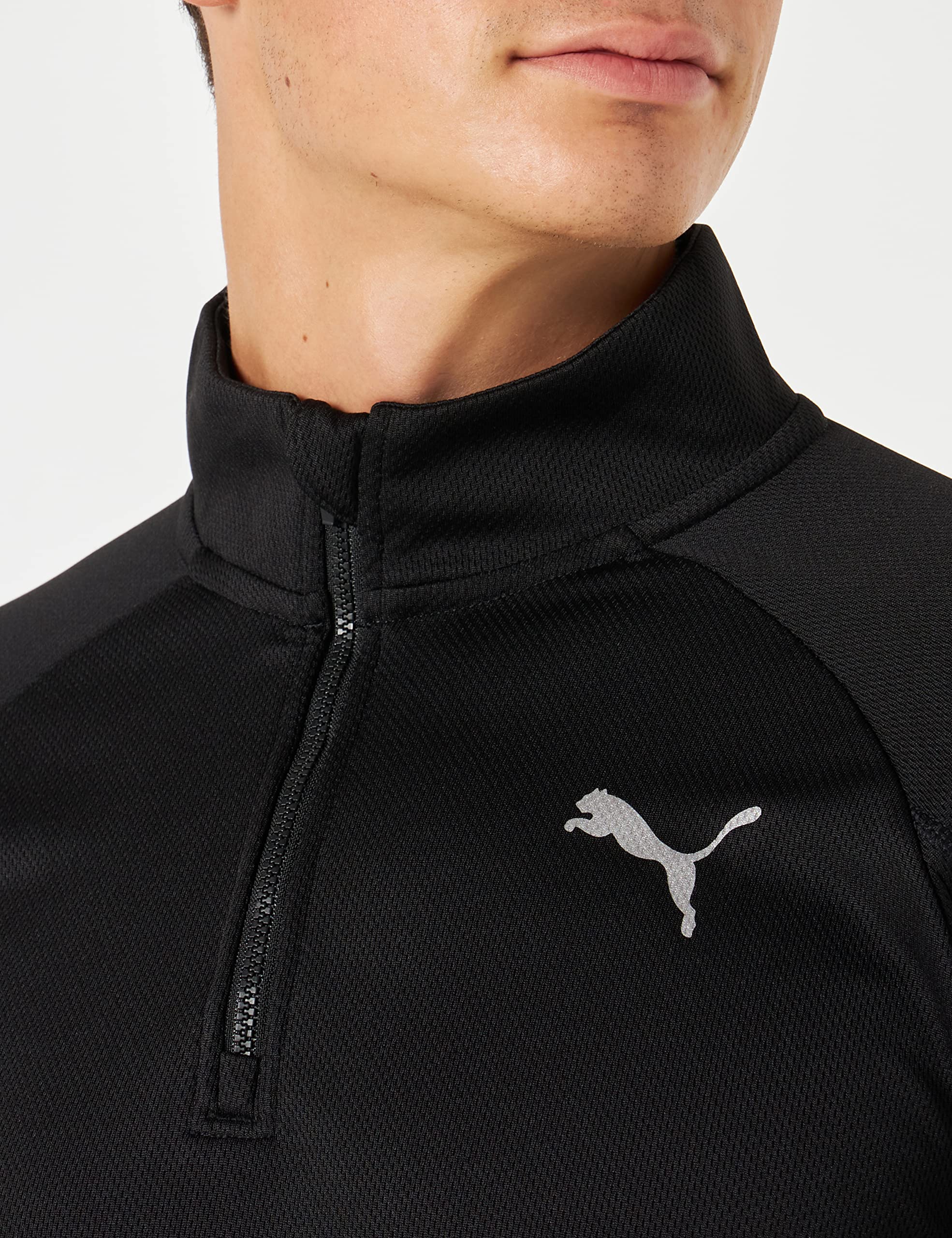 PUMA Pulower Mężczyźni Run 1/4 Zip Ls Tee M