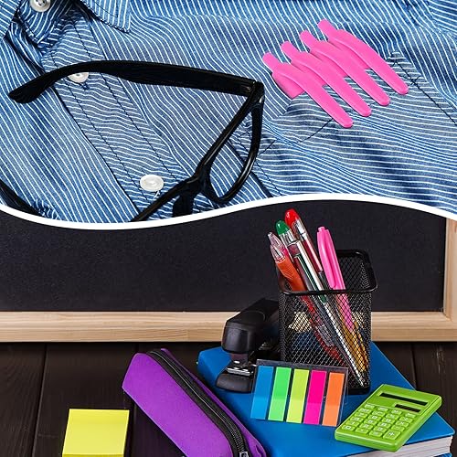 Miniatura 7 de Patelai 100 mini bolígrafos rosados retráctiles de 3.94 pulgadas y 0.039 in para concientización sobre el cáncer de mama, pequeños bolígrafos cortos