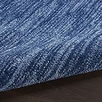 Vista 10 de Nourison Home Nourison Essentials Navy Blue 4' x 6' Area Rug - Easy Clean, Non Shedding, Bed Room, Living Room, Dining Room, Kitchen (4' x 6')