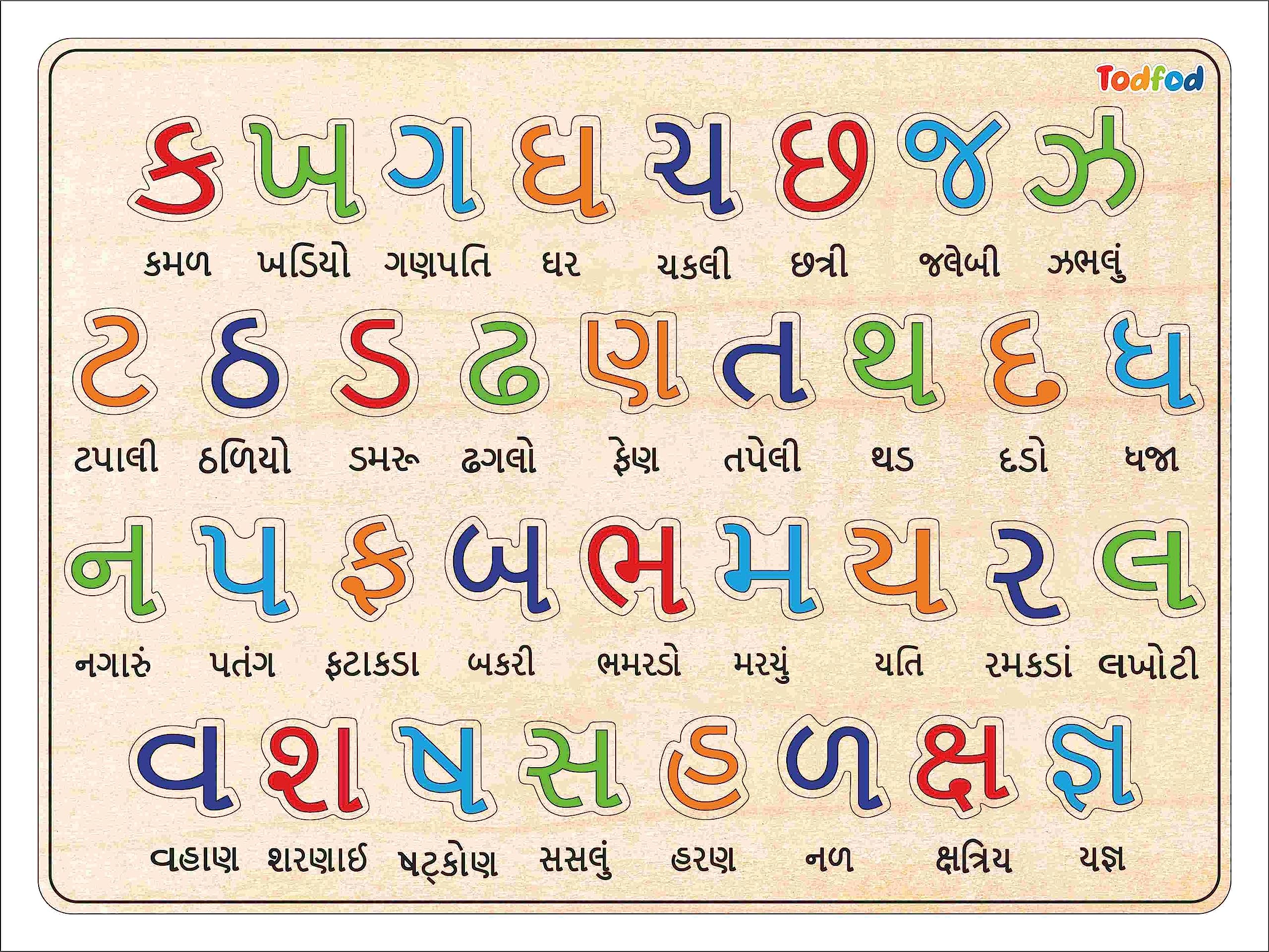 Gujarati Alphabtes & Hindi Alphabets