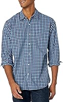 Vista 1 de Tienda Essentials Mens Regular-Fit Long-Sleeve Casual Poplin Shirt