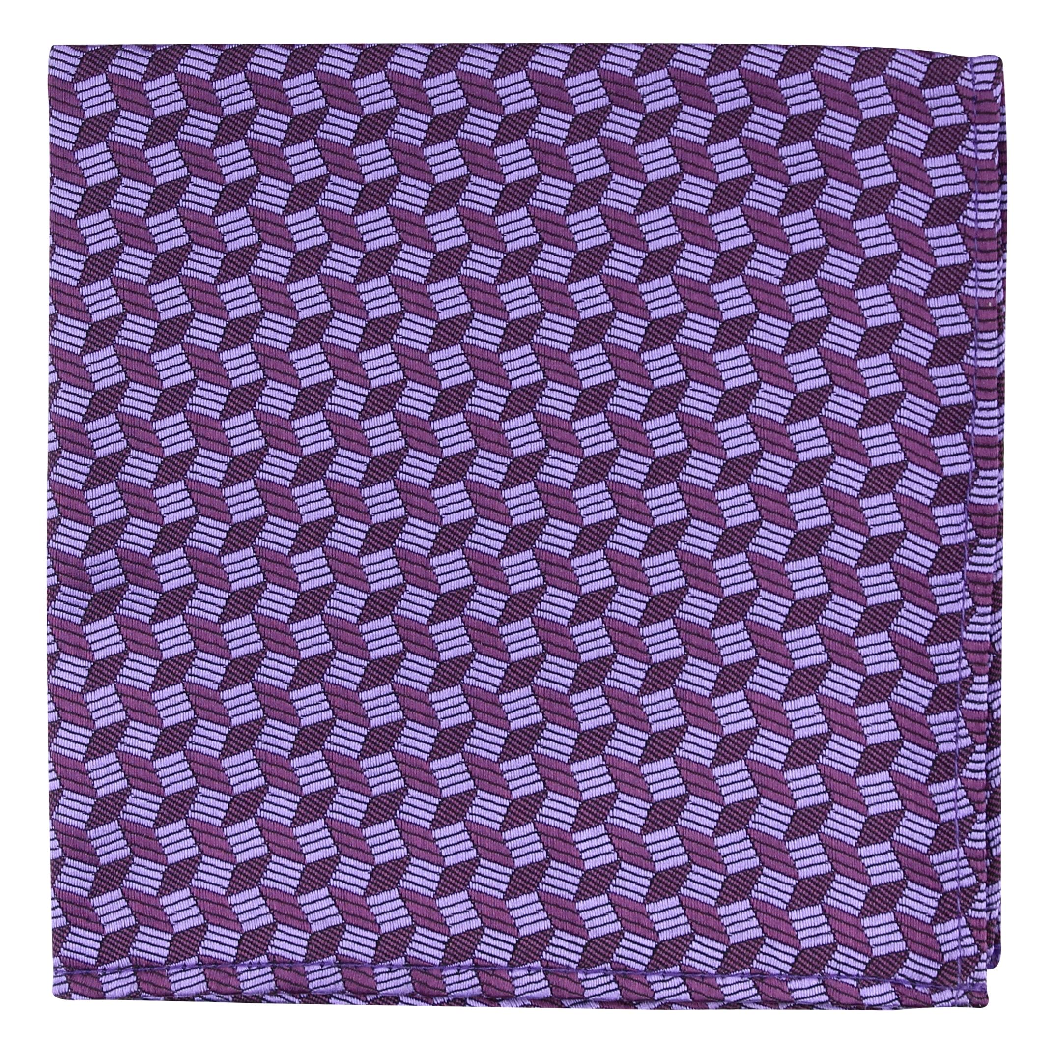 Elegant Blue Checkered Pocket Square For Men