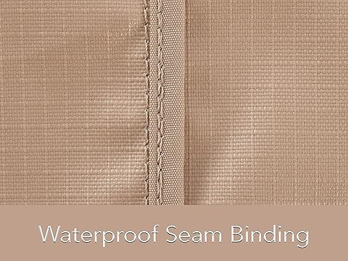 Miniatura 8 de Covermates Funda para parrilla de isla, poliéster resistente, resistente a la intemperie, rejilla de ventilación, parrilla y calor Ripstop marrón