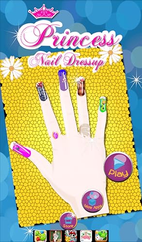 Princesa prego Dress Up Salon - Jogos de unhas para meninas gratuitos