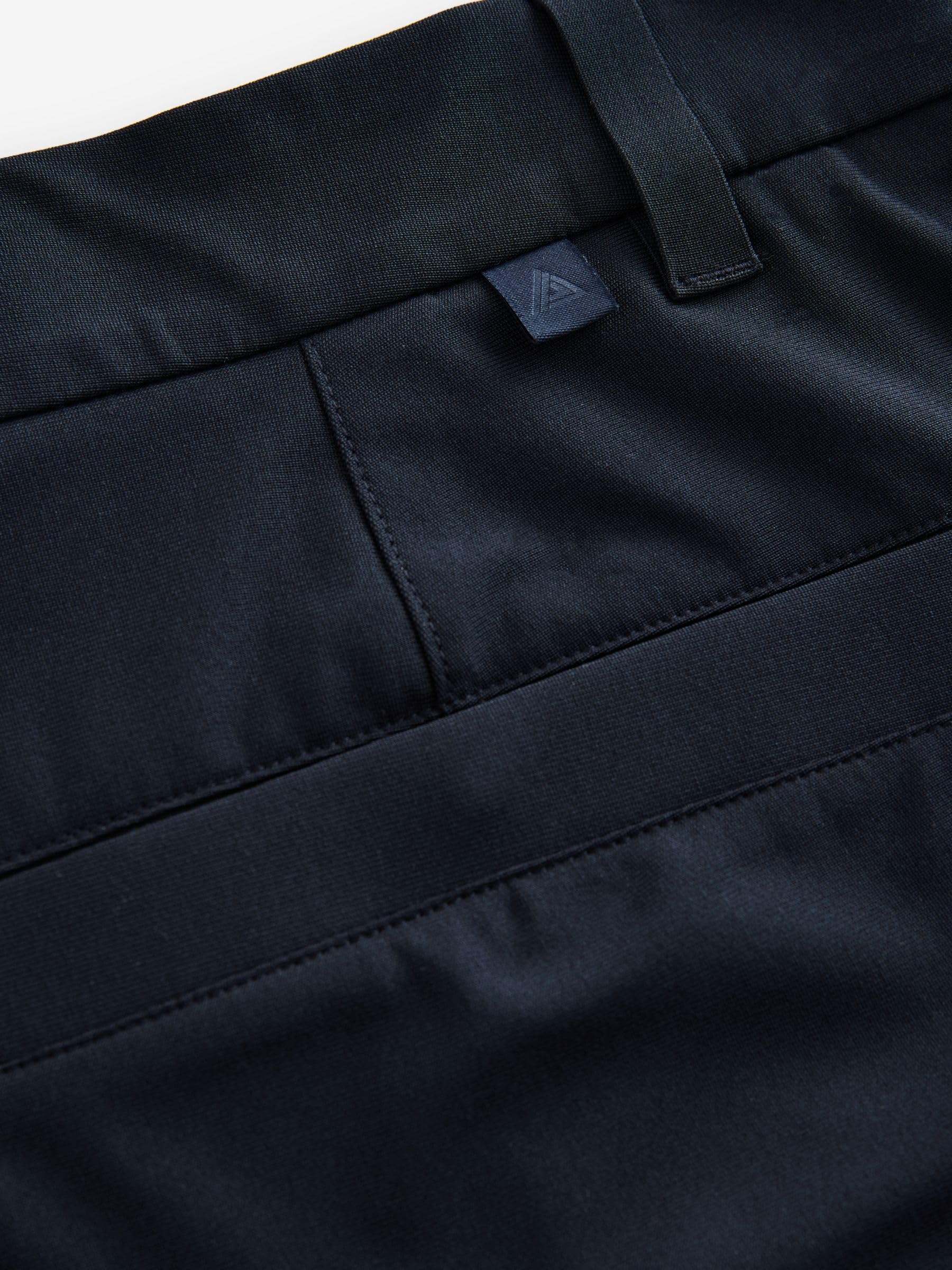 NEXT Homme Pantalon de Golf Active | Coupe standard, Taille mi-haute, Fermeture boutonnée, Jambe droite