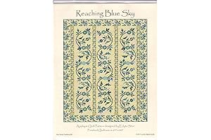 Edyta Sitar's Laundry Basket Quilts Applique Quilt Pattern - Reaching Blue Sky