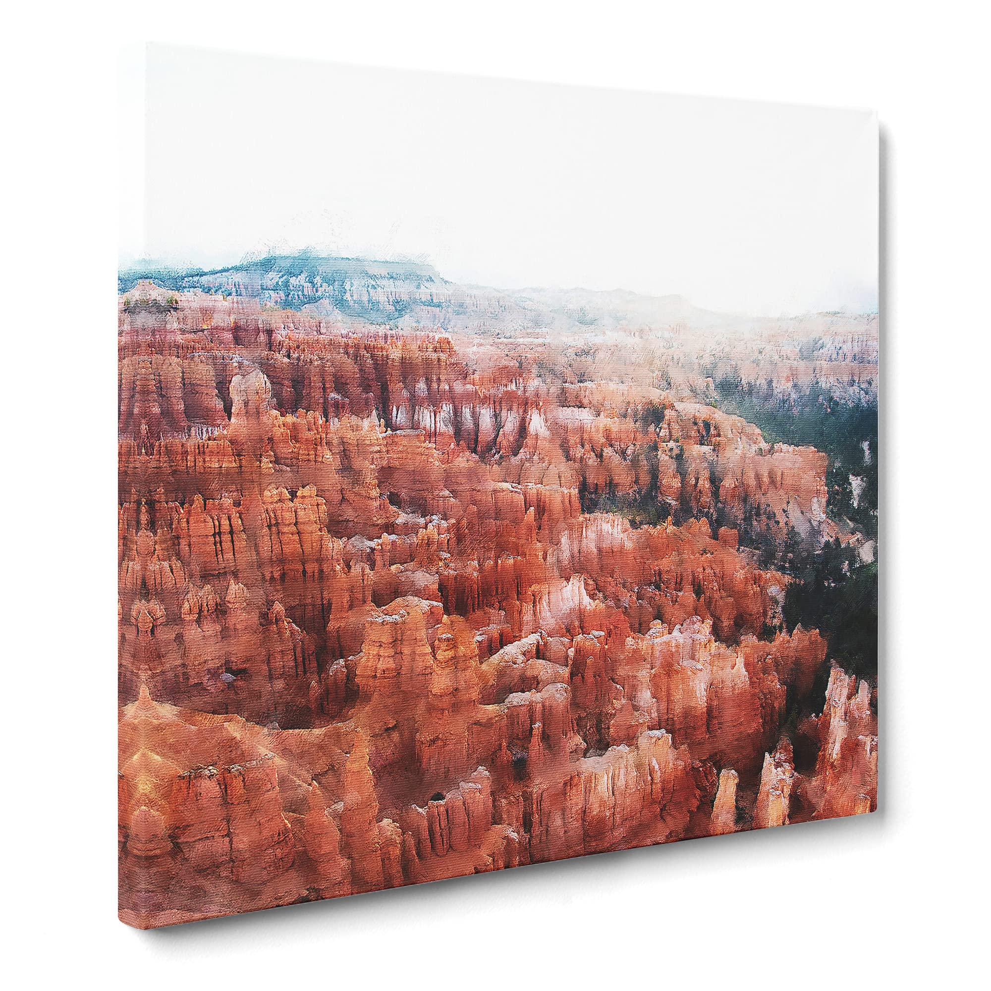 Bryce Canyon National Park Utah Canvas Print, Mixed, 35L x 35W cm