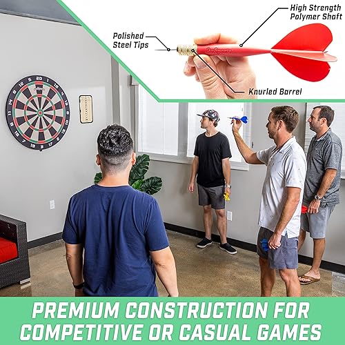 Miniatura 4 de GoSports Dardos XL para diana gigante - Paquete de 12 dardos de repuesto