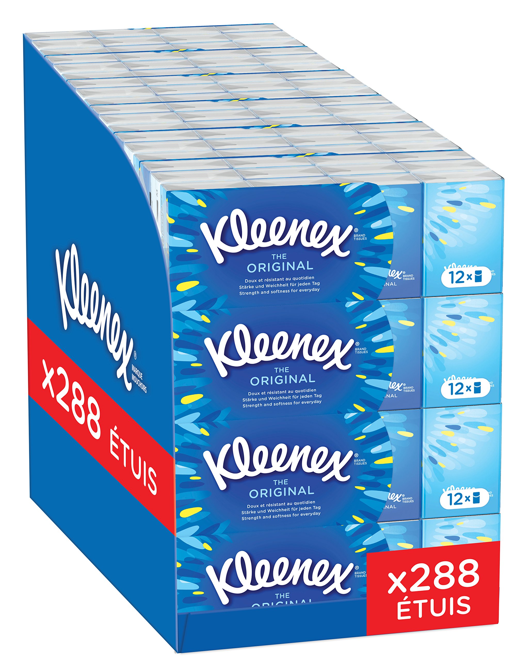 Kleenex Original Dispensador de Pañuelos de Papel, 288 Unidades