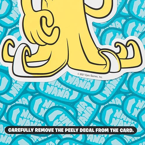 Miniatura 4 de Hallmark Fortnite - Tarjeta de cumpleaños para niños con calcomanía (pelado)