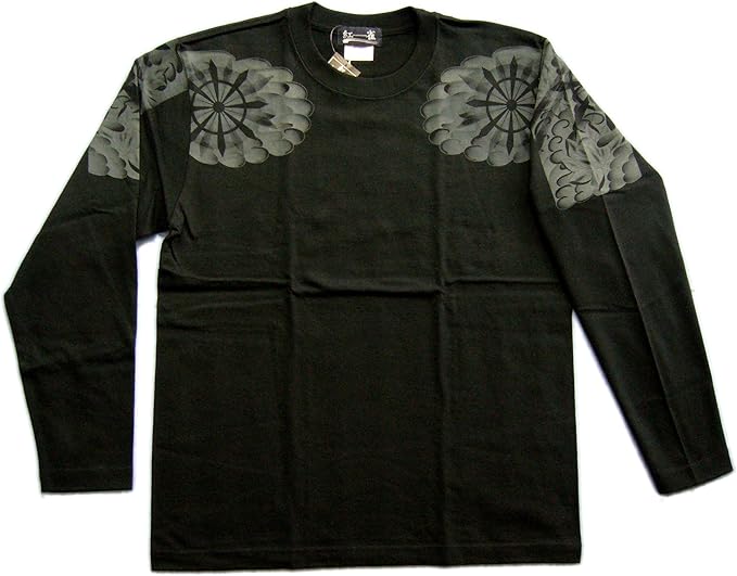 Amazon 勢至菩薩 せいしぼさつ 和柄 長袖tシャツ Lt 61 紅雀 メンズ 男性用ウェア 洋服 和柄tシャツ 刺青tシャツ 入れ墨tシャツ 刺青 タトゥー オラオラ系 悪羅悪羅系 ブラック L Tシャツ カットソー 通販