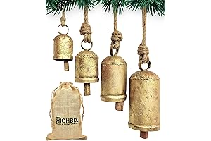 HIGHBIX Christmas Brass Bells