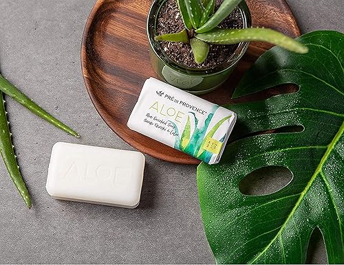 Miniatura 4 de Organic Aloe Collection Jabón en barra enriquecido hidratante (5.2 oz), aroma de pepino fresco