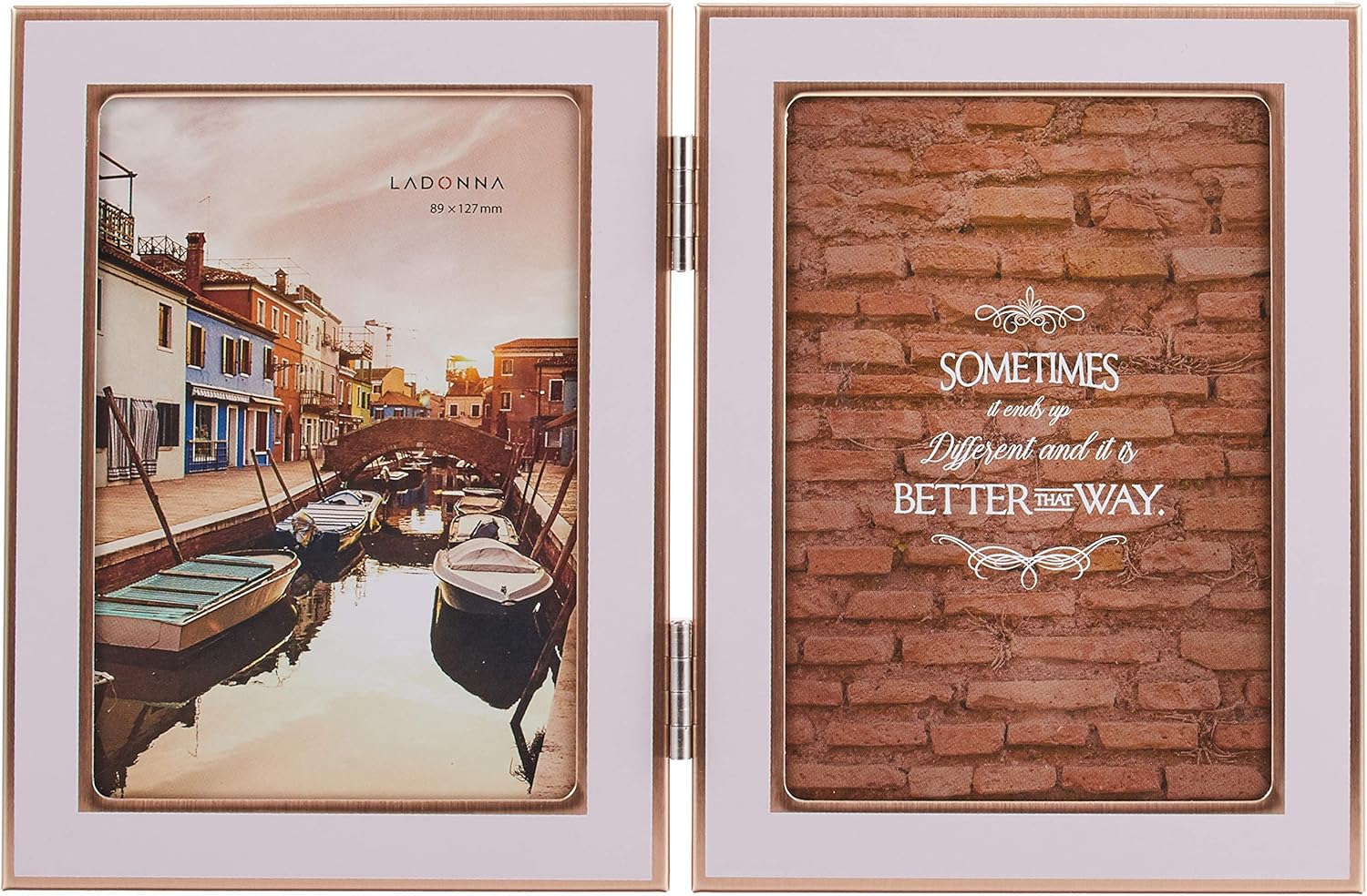 ラドンナ LADONNA LANGLE Basic Double Frame LA11-LD-PGD 085019 Pink Gold Large (2 sides)