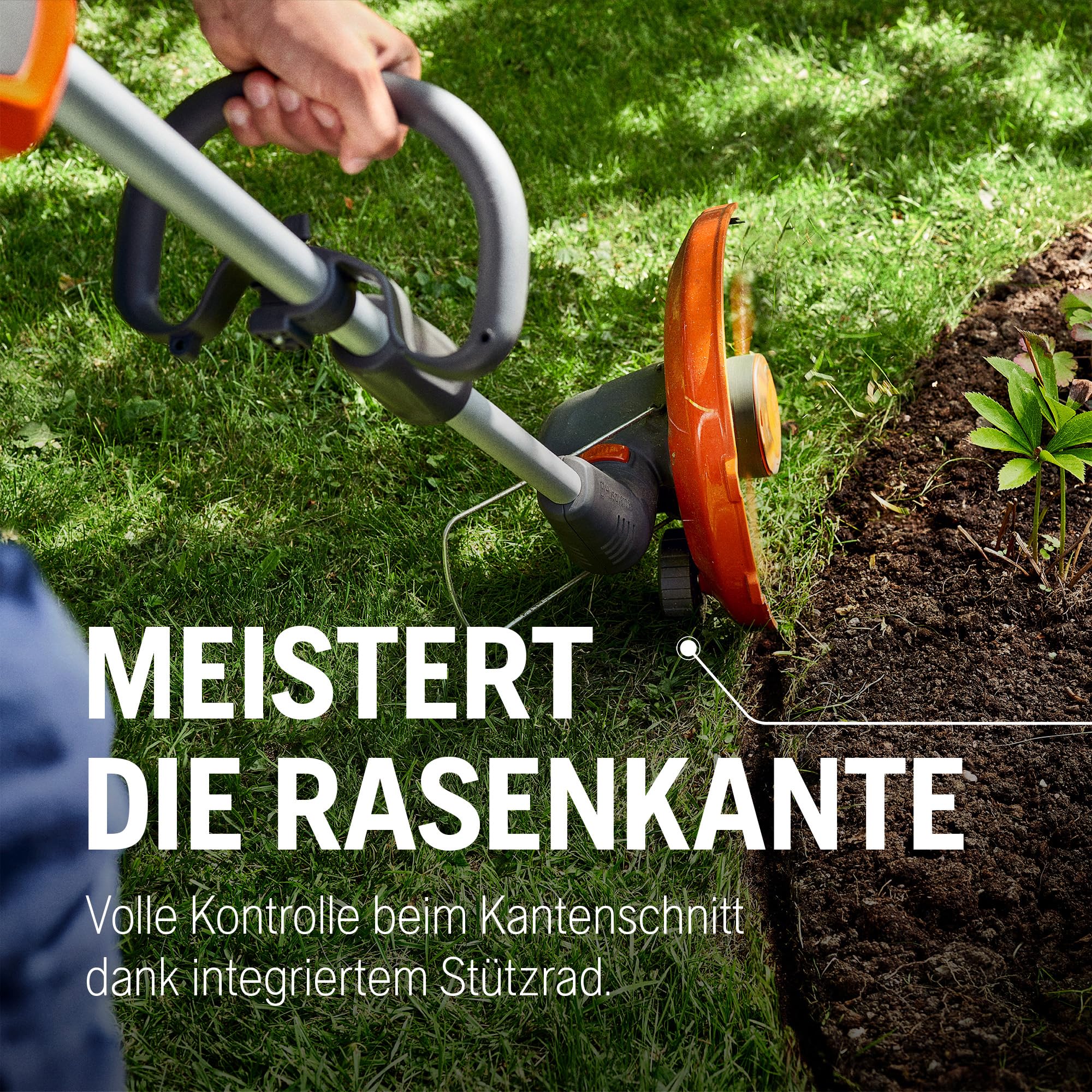 Husqvarna 110iL 36V Akku-Rasentrimmer inkl. Akku und Ladegerät | Leichtes, leises, vielseitiges Multifunktions-Werkzeug