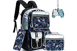 Meetbelify Backpack for Boys with Lunch Box