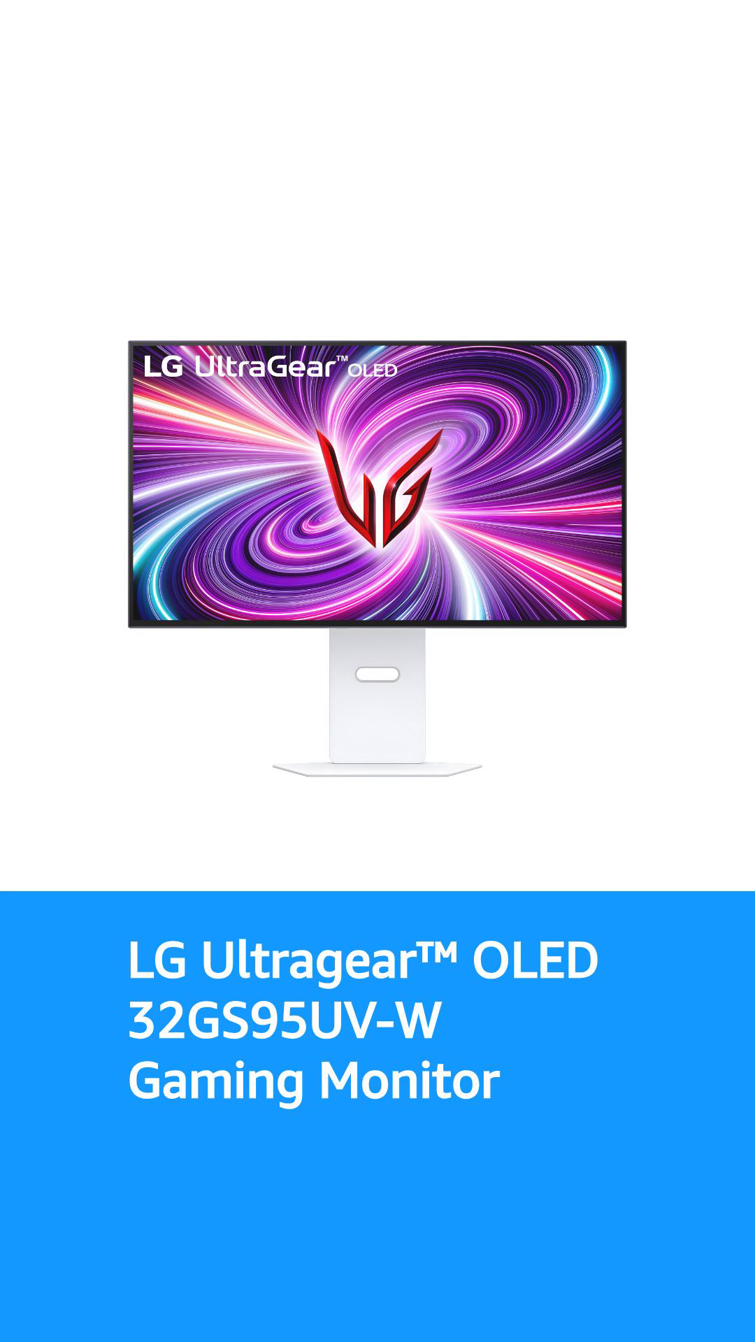 LG Ultragear™ OLED 32GS95UV-W - 32 inch Dual-Mode Gaming Monitor