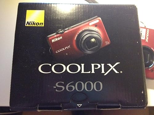 Miniatura 7 de Nikon Coolpix S6000 - Cámara digital de 14 MP con zoom de reducción de vibración óptica (VR) 7x y LCD de 2.7 pulgadas (rojo)