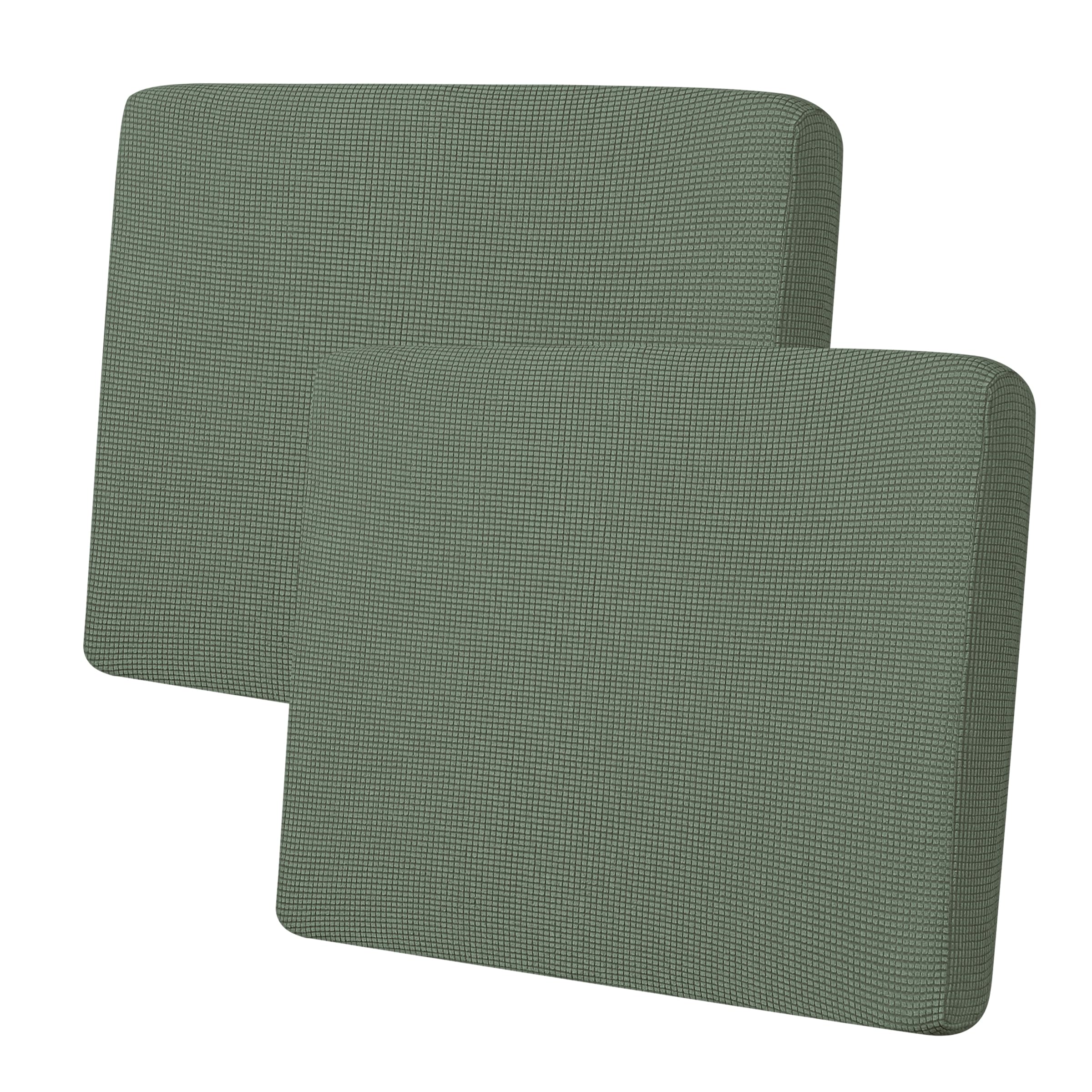 Easy-Going Stretch 2 Pieces Couch Cushion Cover for Sofa Seat