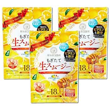 Amazon.co.jp: 【公式】酵水素328選 もぎたて生スムージー 3袋