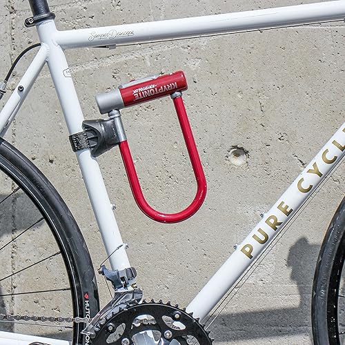 Miniatura 6 de Kryptonite Kryptolok Mini-7 - Cerradura en U para bicicleta, resistente antirrobo, grillete de 0.47 pulgadas con soporte de montaje y llaves,