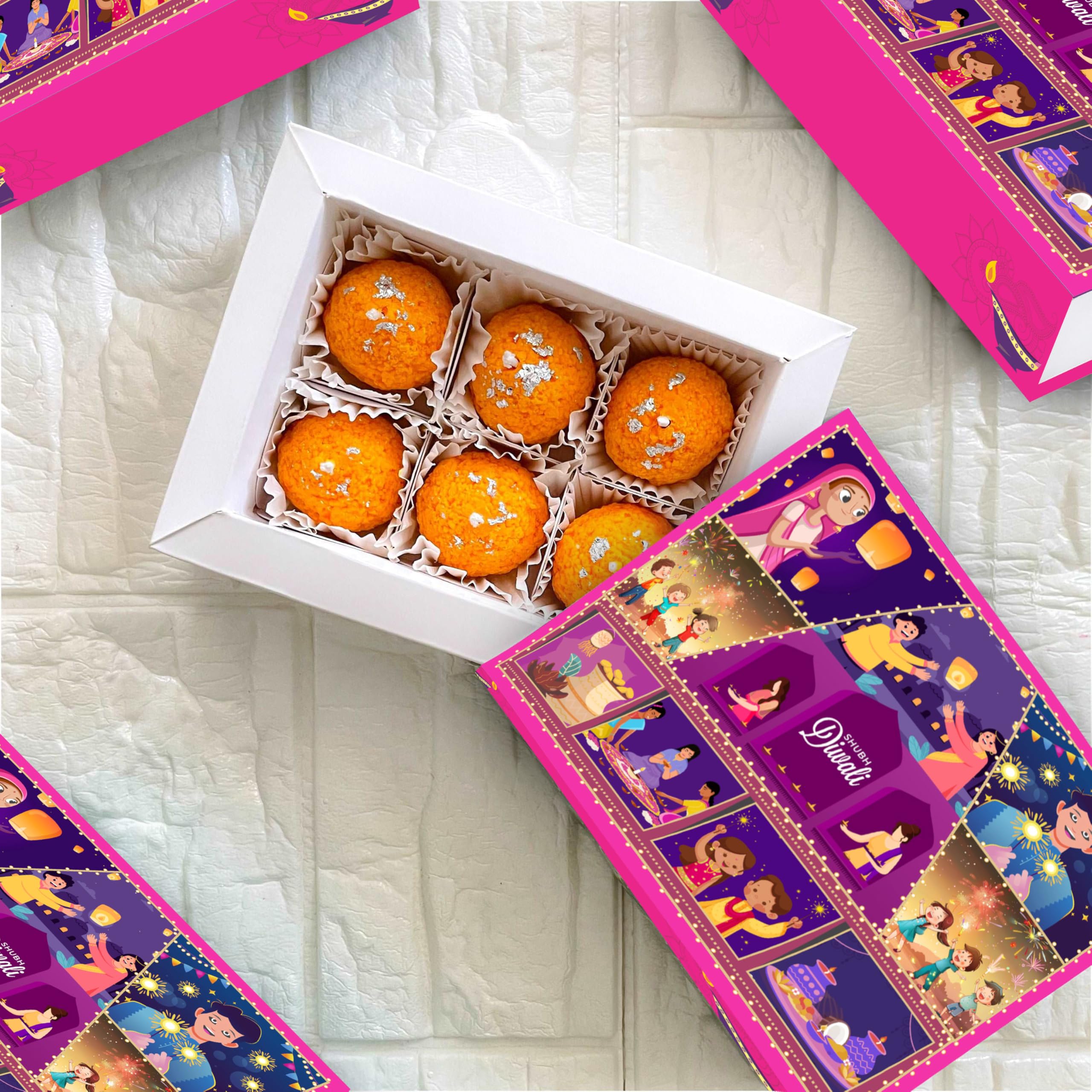 Premium Motichoor Ladoo Candle Set of 6 | Decorative Candles | 100% Soy Wax | Perfect Diwali Gift Pack | Laddoo Candles - Scented (B0CKLJZQM6) Amazon Price History, Amazon Price Tracker