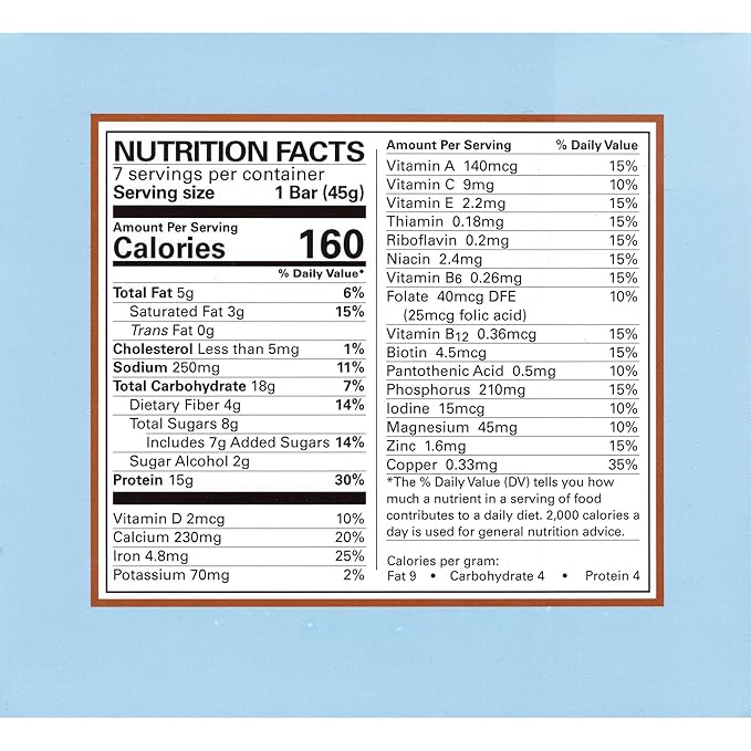 Barra Nutricional Nashua Nutrition Fudge Graham 7 Unidades miniatura 3