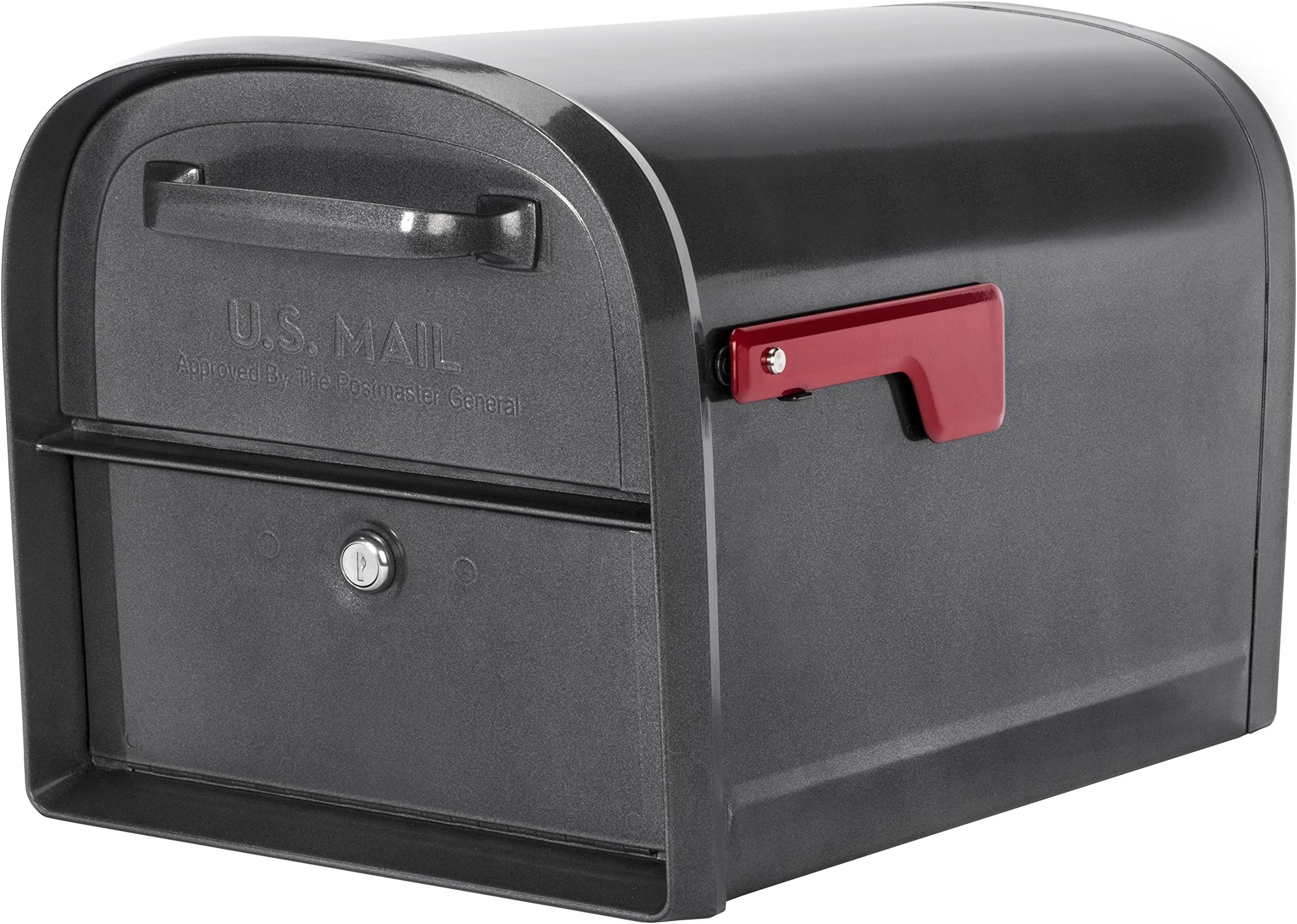 ARCHITECTURAL MAILBOXES 6300P-10 Locking Parcel Mailbox, Pewter, XL