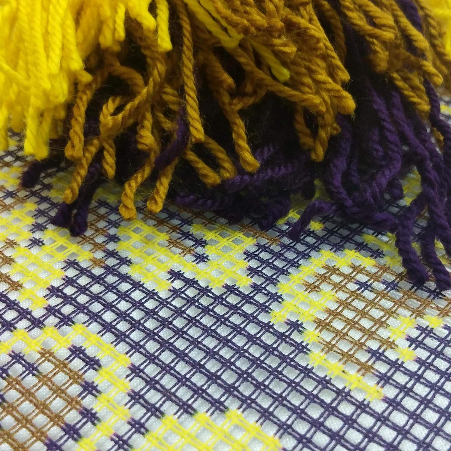 Royal Tapestry. Needlepoint Kit. Throw Pillow 16×16 Inches. Printed Tapestry Canvas, European Quality