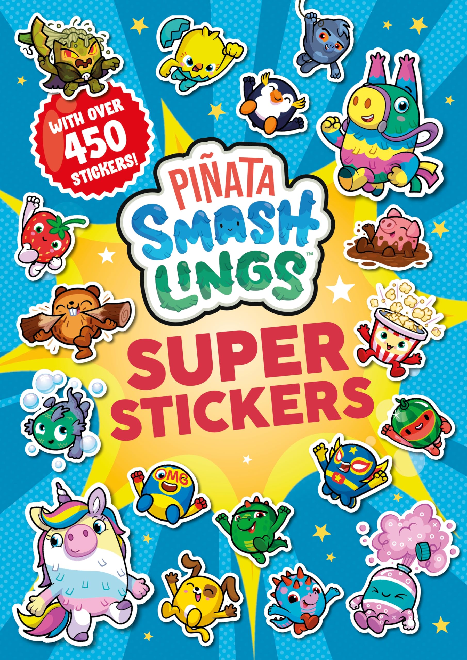 Pinata Smashlings - Super Stickers Paperback Book
