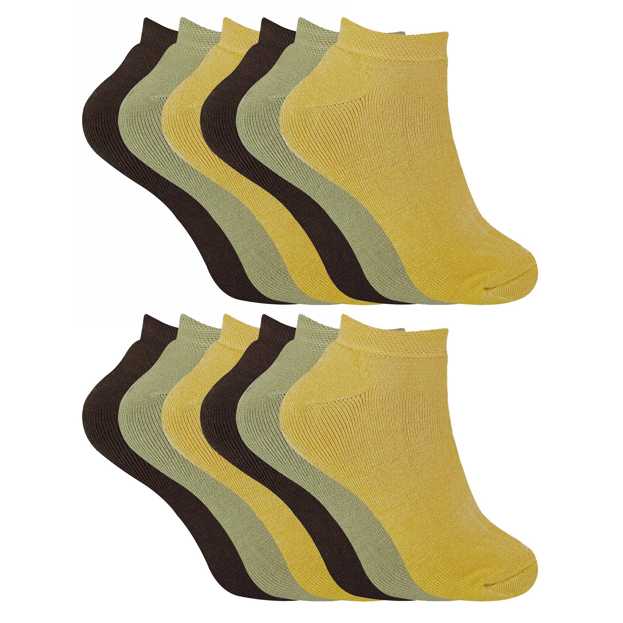 Sock Snob - Pack De 12 Pares De Calcetines Tobilleros Para Mujer, Gruesos Y Cálidos Para Invierno