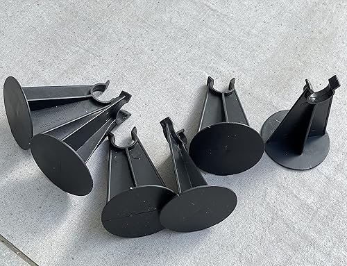 Miniatura 8 de Sandbaggy Silla de plástico con barras de refuerzo, se adapta a barras de refuerzo #3 a #5, construcción resistente, elección preferida para