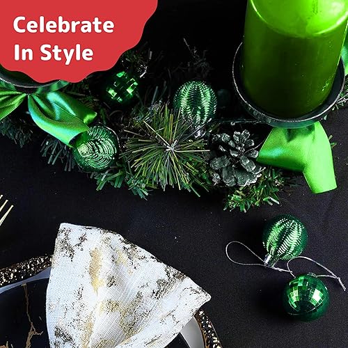 Miniatura 68 de PREXTEX - Adornos navideños inastillables de 36 piezas en azul medianoche: elegantes bolas de adorno navideño, juego ideal de adornos navideños Azul