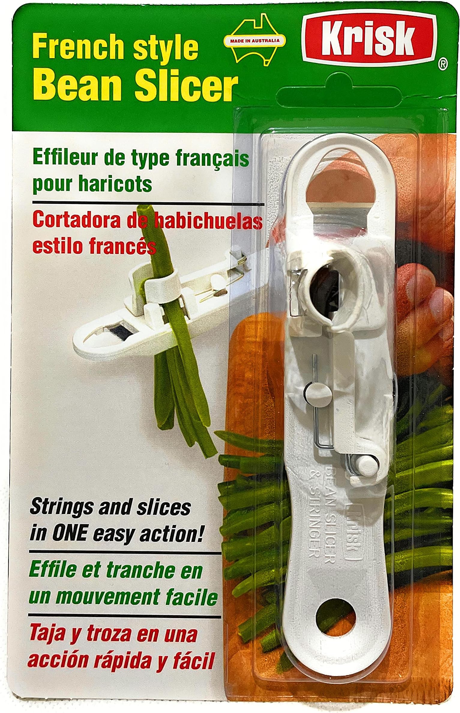 Krisk French Style Bean Slicer - HA43