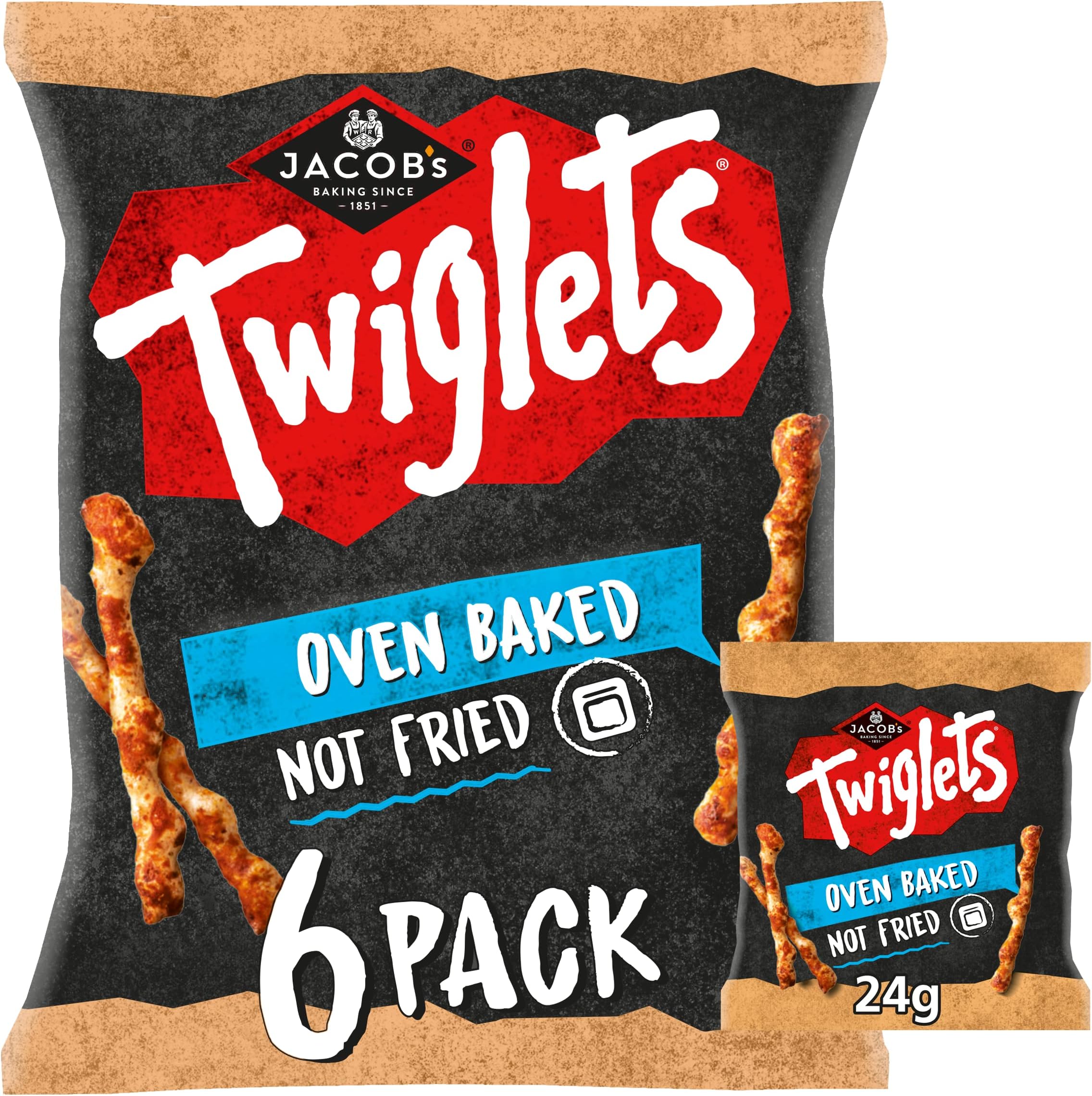 Twiglets Original Multipack - 6 Packs of 24 g