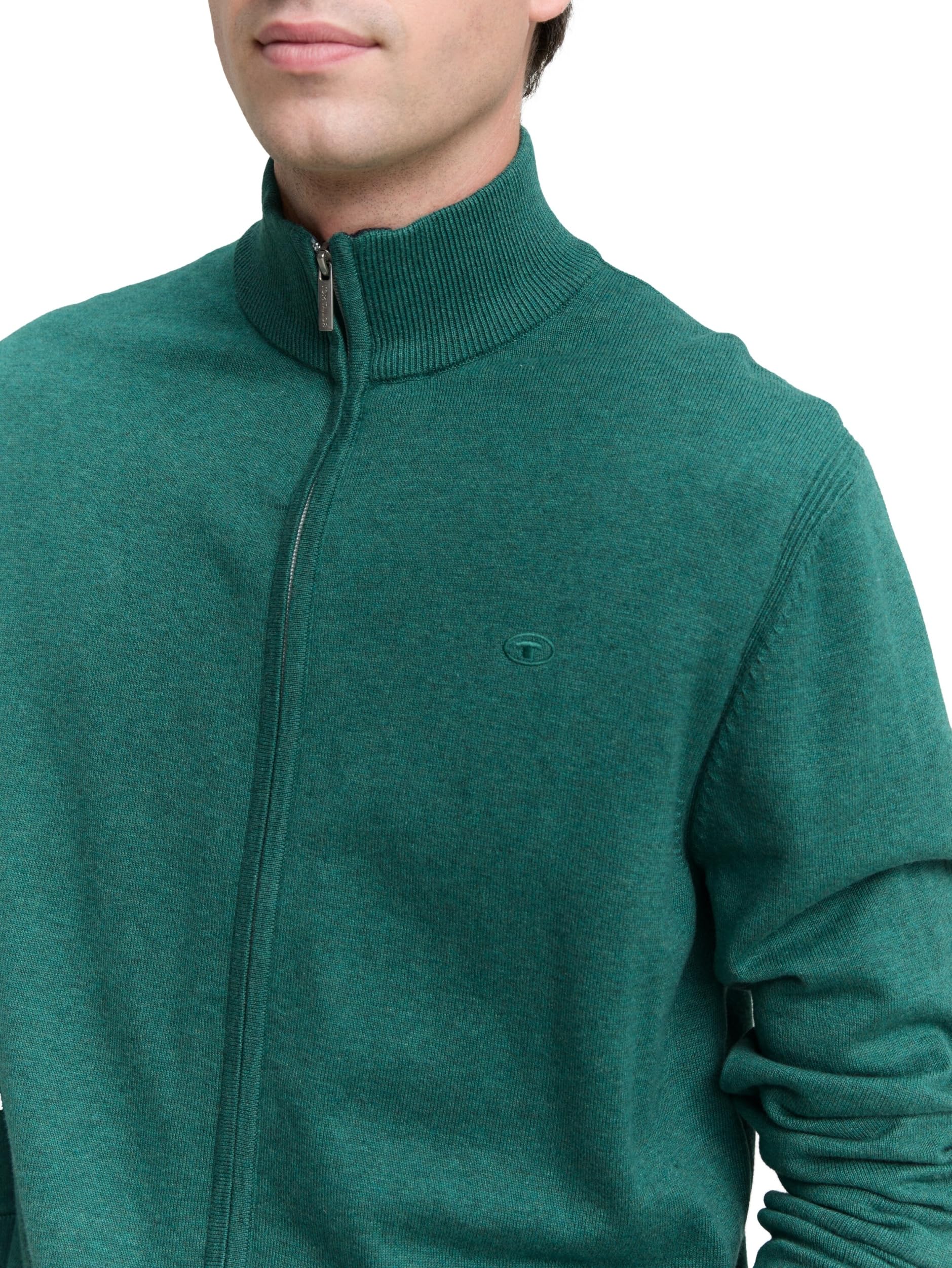 TOM TAILOR 1047571 Suéter cárdigan Hombre