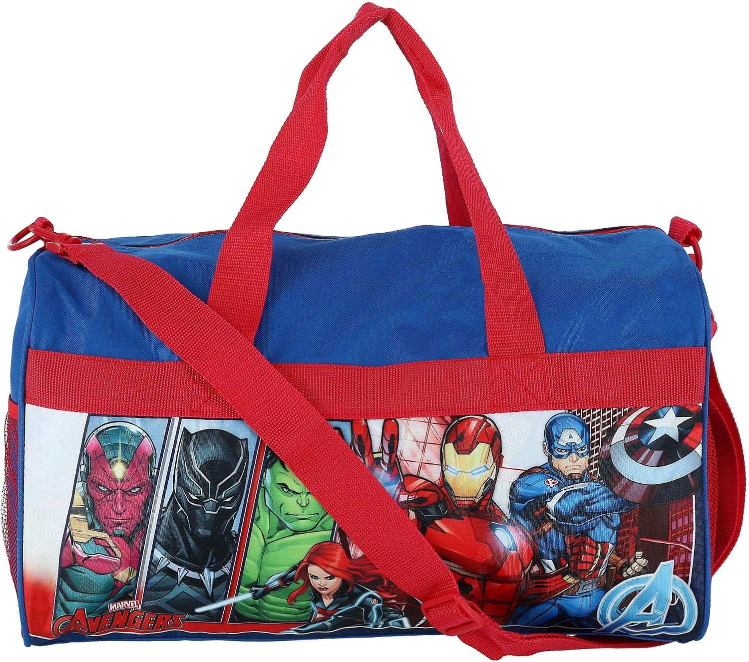 Boys Avengers 18" Blue/Red Duffel Bag Standard