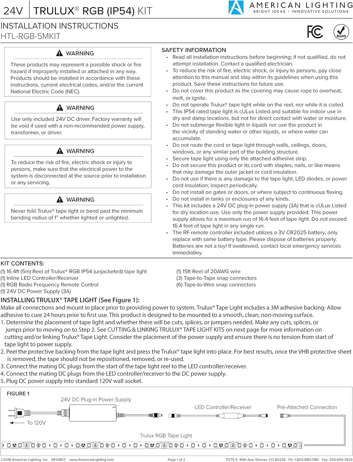 Buy 1 get 1 🔥 TRULUX HTL-RGB-5MKIT-MASTER Indoor High-Output Kit, 6-Pack, RGB, 6 Piece Best Cyber Monday 🔥 TRULUX HTL-RGB-5MKIT-MASTER Indoor High-Output Kit, 6-Pack, RGB, 6 Piece