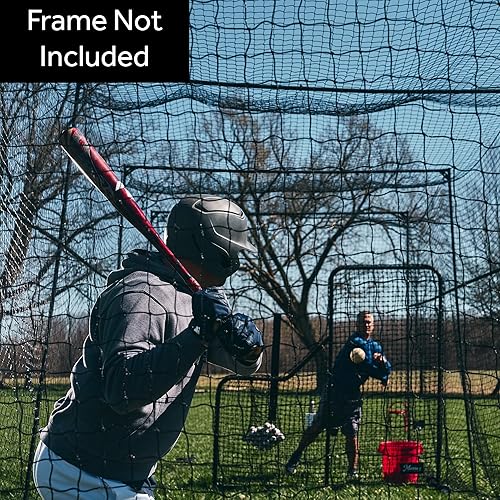 Miniatura 2 de Murray Sporting Goods Jaula de bateo de béisbolsóftbol  40 pies  Red o marco de soporte con red (solo red de jaula de bateo  40 pies)