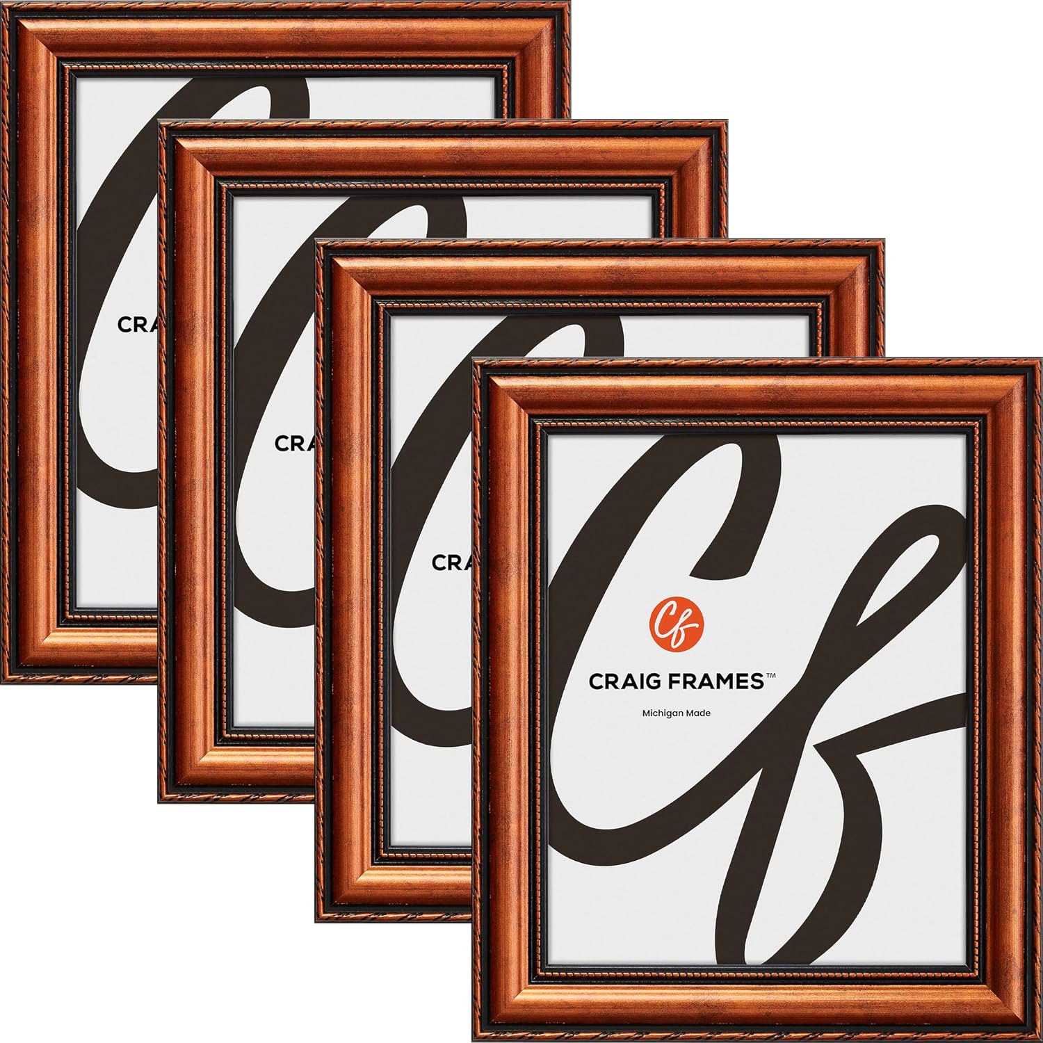 Amazon.com - Craig Frames Victoria, 20x24 Picture Frame, Ornate Copper ...
