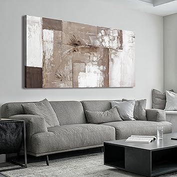 Abstract Wall Art Ready To Hang Canvas