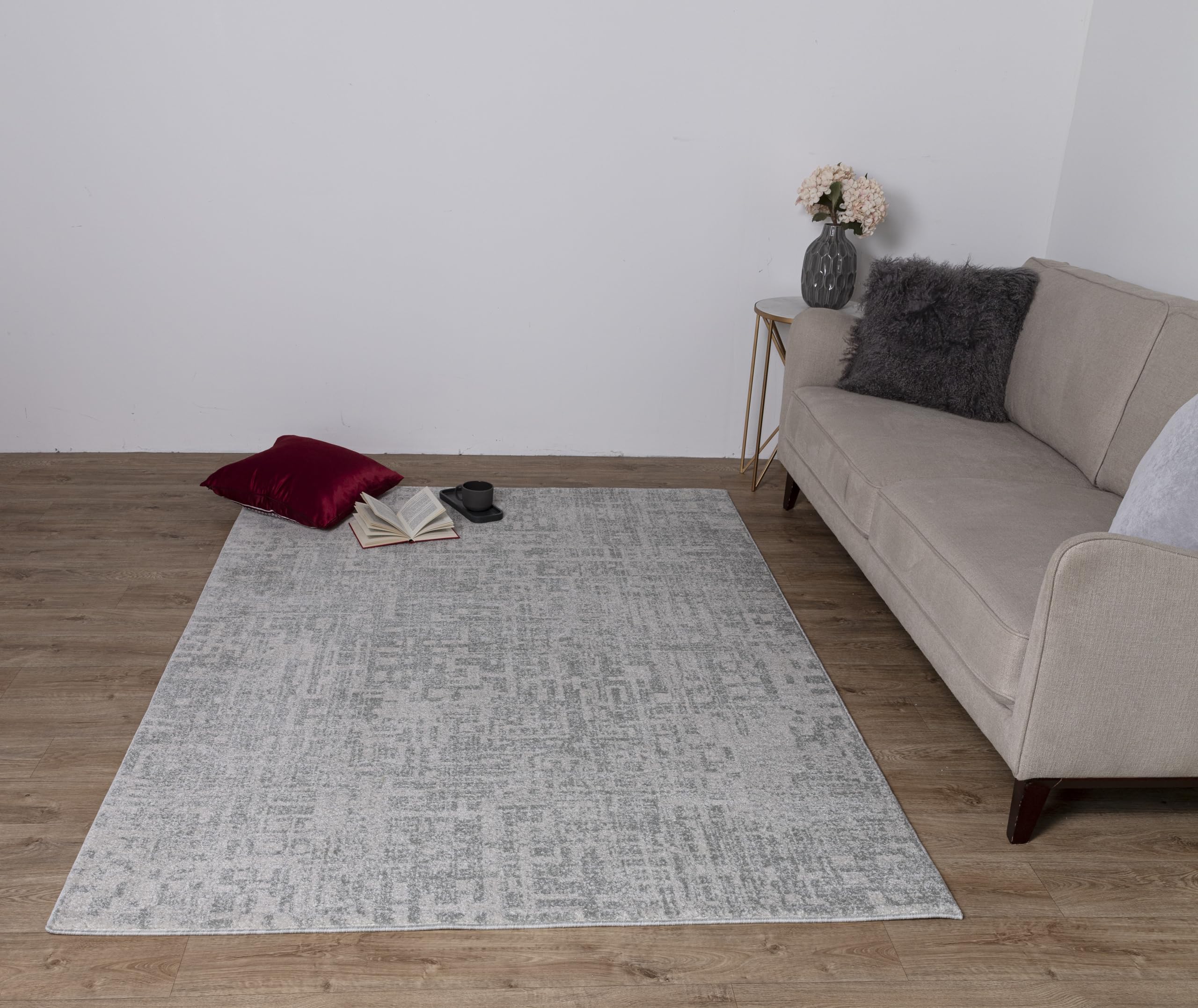 Asiatic Alfombra, Gris, 80 x 150 cm