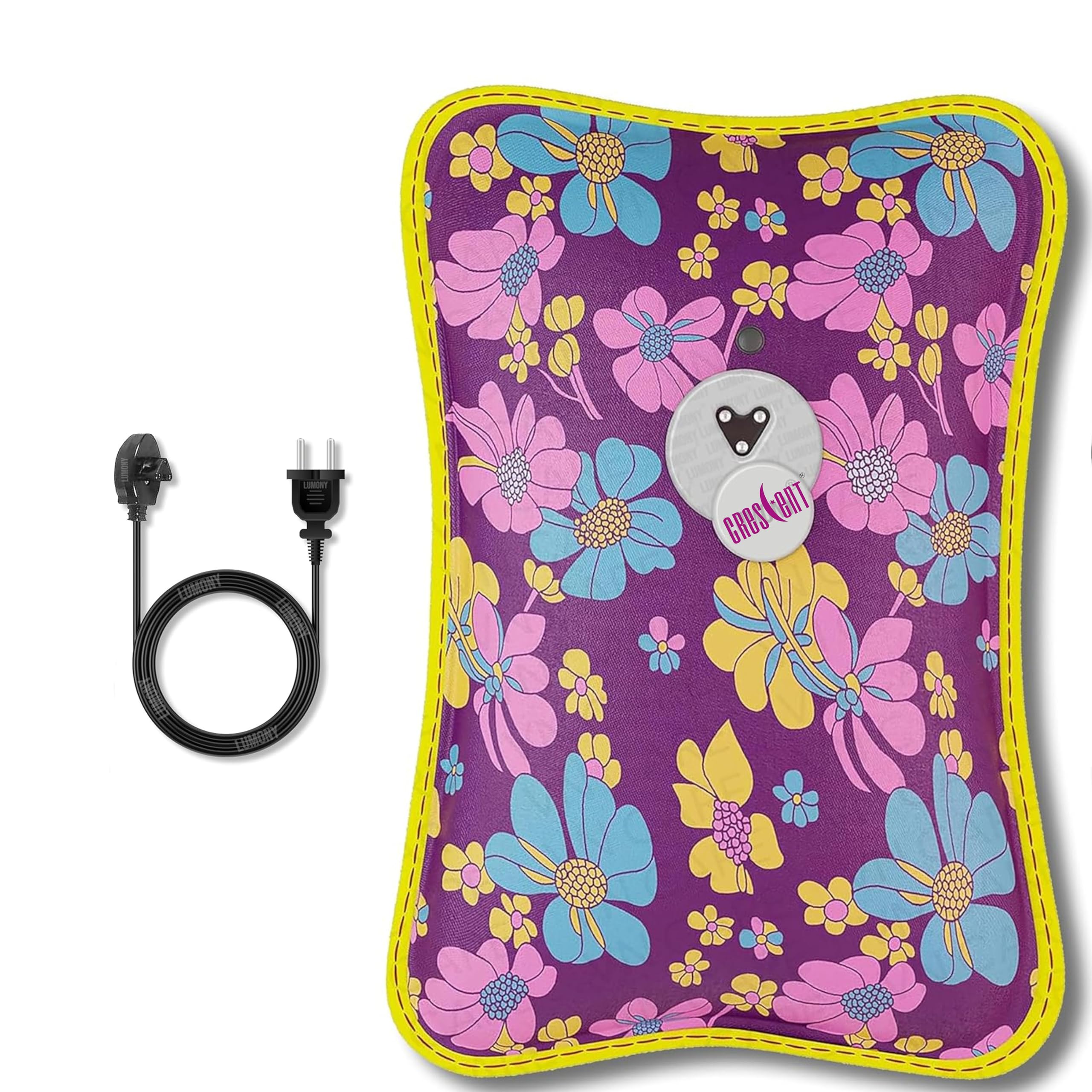 Crescent Electric Hot Water Bag for Muscle Relaxation, Period Pain relief, Cramp Relief, Aches Soothing and Pain Relieve| Color: Assorted Color (B0DFQ8R3QS) Amazon Price History, Amazon Price Tracker