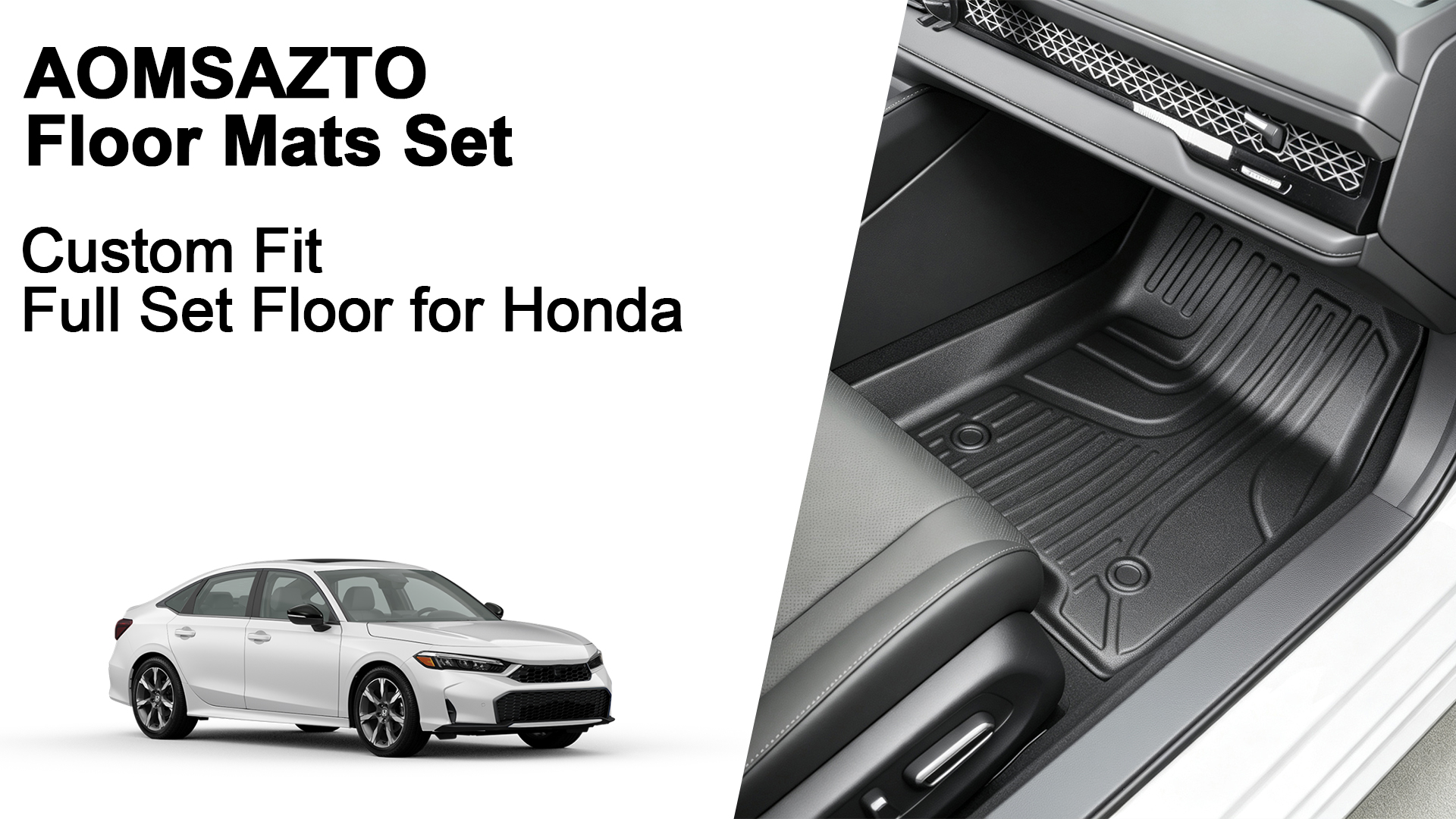 Amazon.com: AOMSAZTO Floor Mats for 2026 2025 2024 2023 Honda