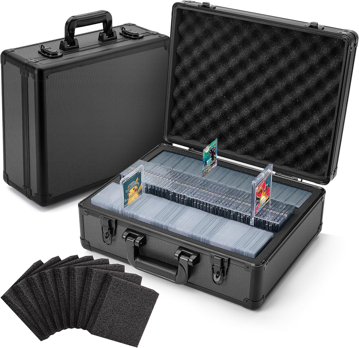 Toploader Storage Box, Sports Card Storage Case, Top Loader Card Storage, Top Loader Storage Boxes, Trading Card Case Holds 600+ Card, One Touch Card Holder