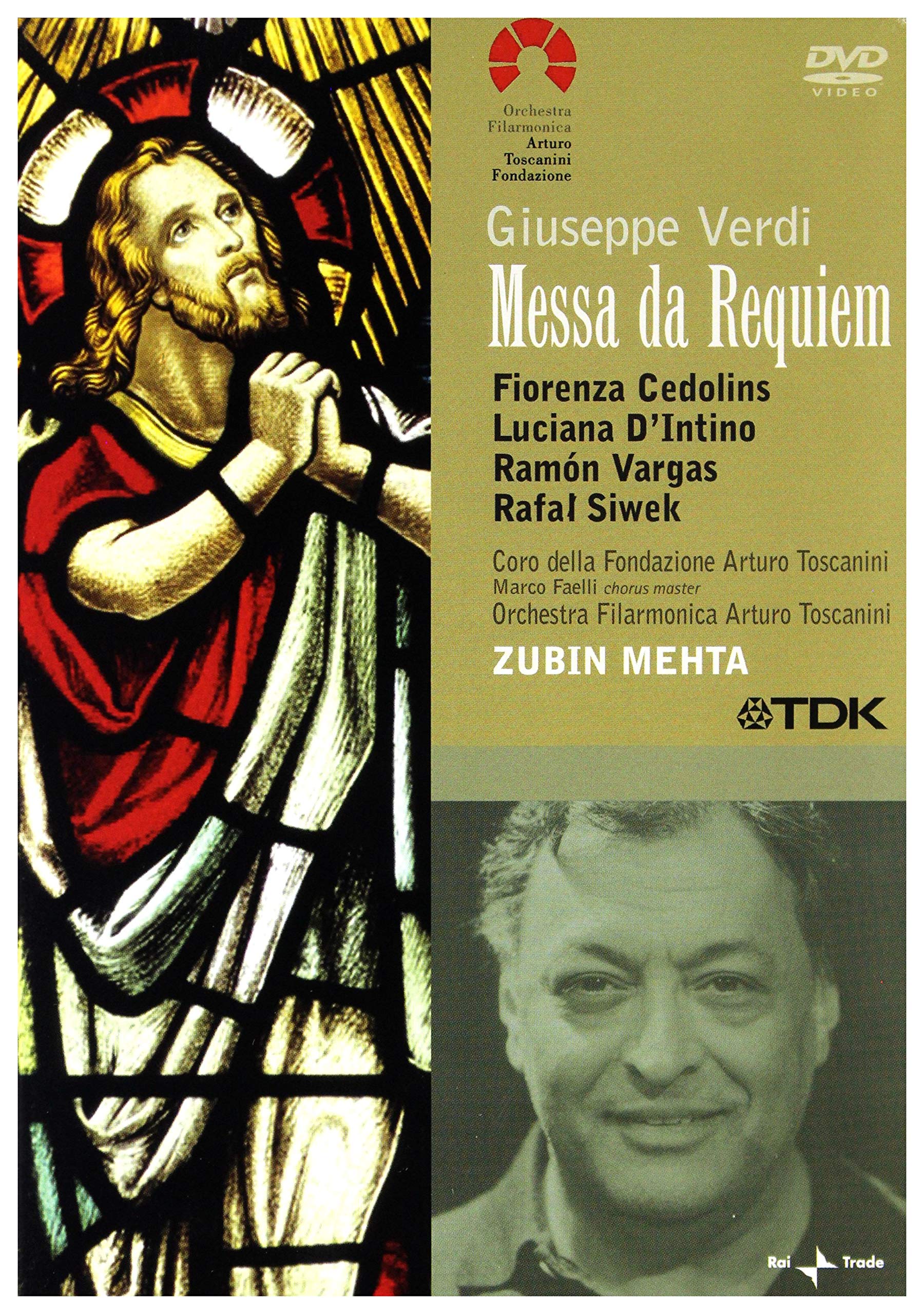 Verdi Messa da Requiem DVD música clásica sacra importación Alemania original